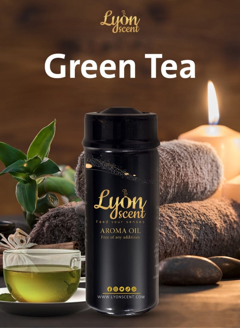 Lyon Scent Aroma Oil, 100% Pure Oil, Perfume for Air Freshener, Diffuser Aroma, Fragrance Oil, Air Freshener Oil refill, Essential Scented Oil, Luxurious Scent (GREEN TEA) - Image 3